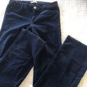 Deep navy bootcut/straight cords